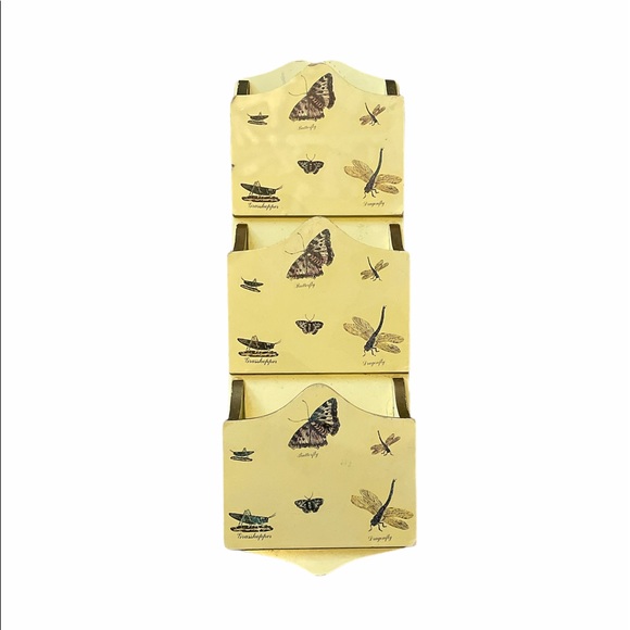 Vintage Butterfly Wall Letter Sorter